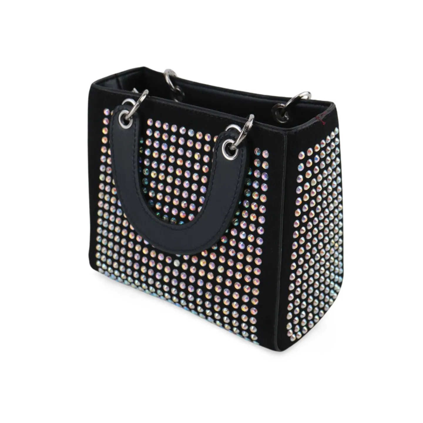 Rhinestone Chain Evening Handbag for Women Shoulder Clutch Purse