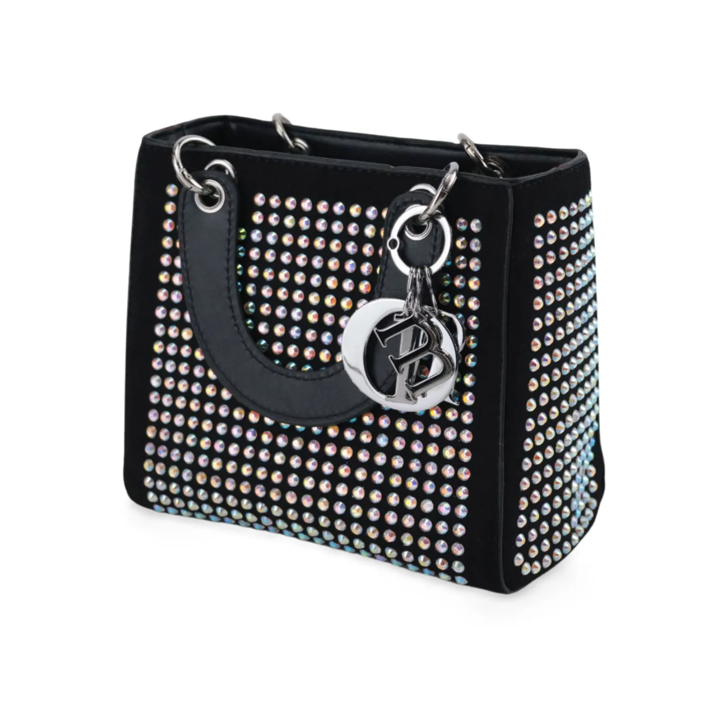 Rhinestone Chain Evening Handbag for Women Shoulder Clutch Purse