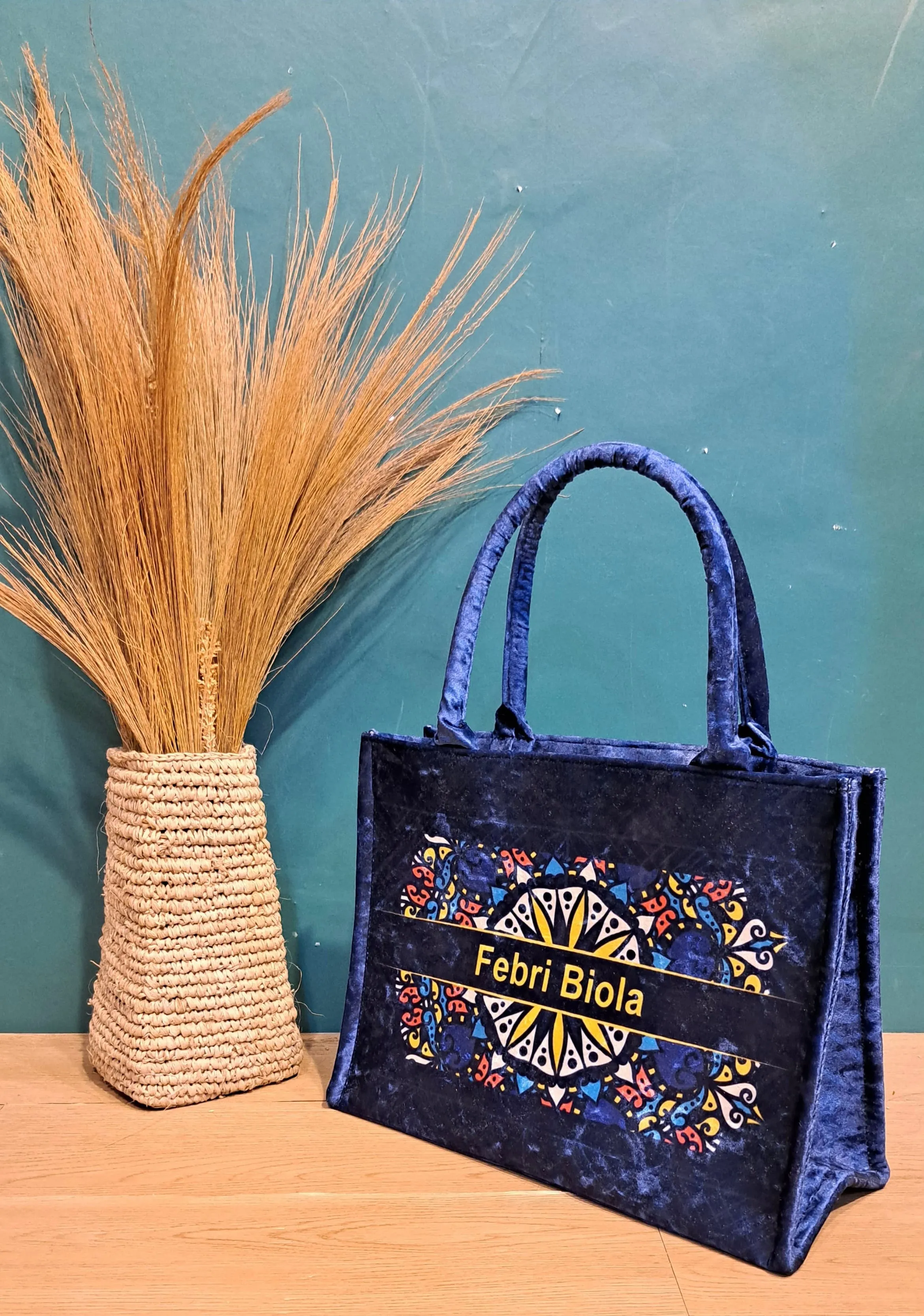 Velvet Tote Bag